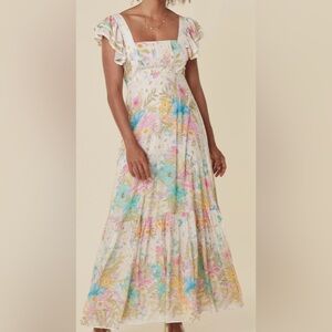 Spell floral maxi dress XS